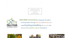 Desktop Screenshot of bikewalkct.org