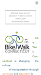 Mobile Screenshot of bikewalkct.org